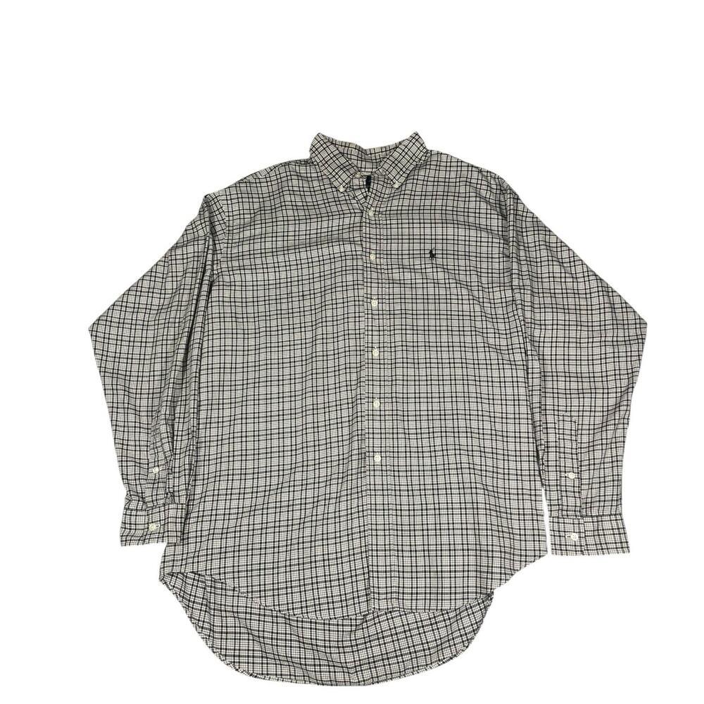 Ralph‎ Lauren Blake Men's Button Down Shirt Plaid 100% Cotton Size L